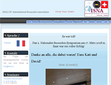 Tablet Screenshot of isna.ch